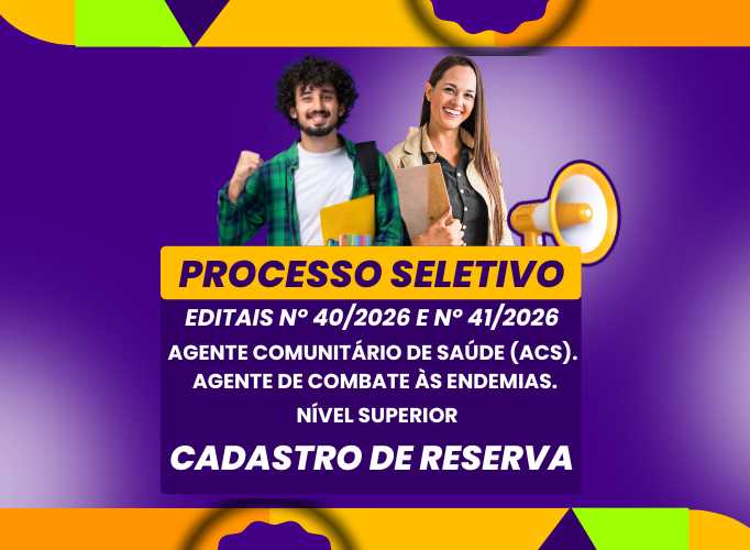 Foto da notícia: Prefeitura de Boa Esperança abre dois Processos Seletivos Simplificados para formação de cadastro de reserva