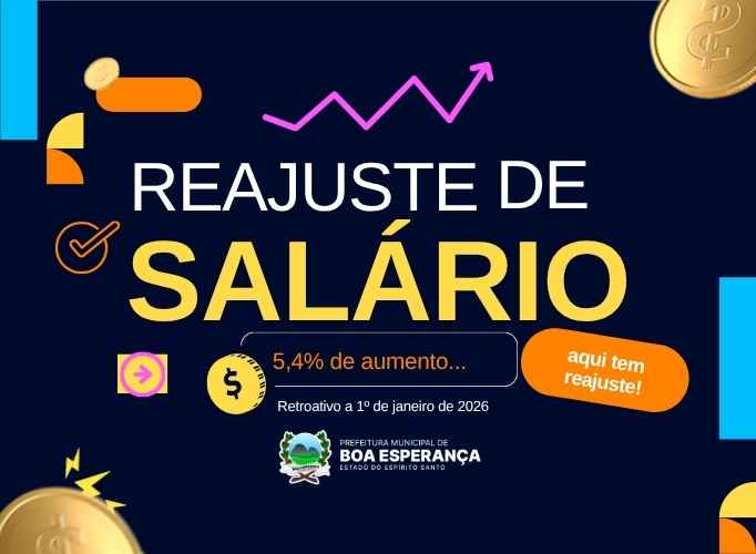 Foto da notícia: Prefeitura de Boa Esperança encaminha projeto que garante reajuste do piso do magistério municipal