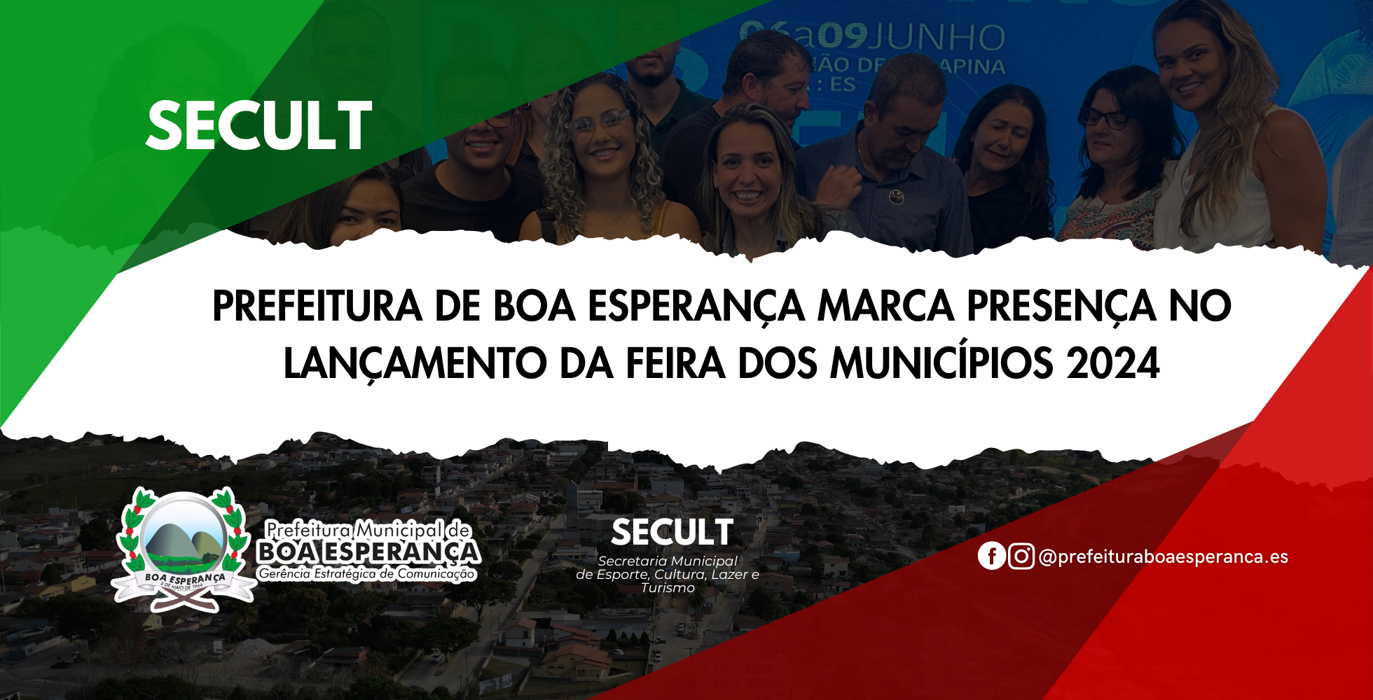 Prefeitura de Boa Esperança Marca Presença no Lançamento da Feira dos Municípios 2024