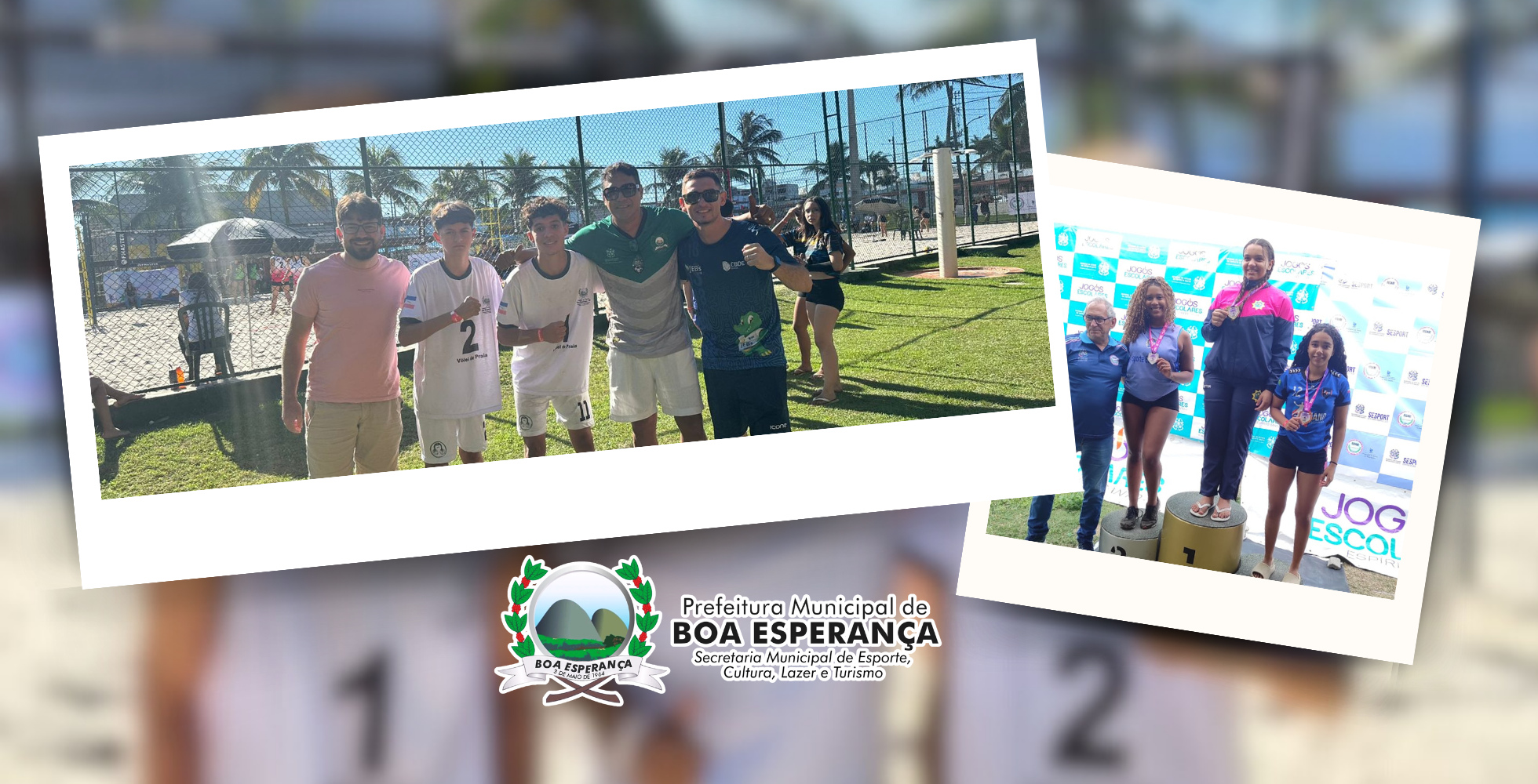 Atletas de Boa Esperança se Destacam em Finais de Atletismo e Vôlei de Praia em Guarapari