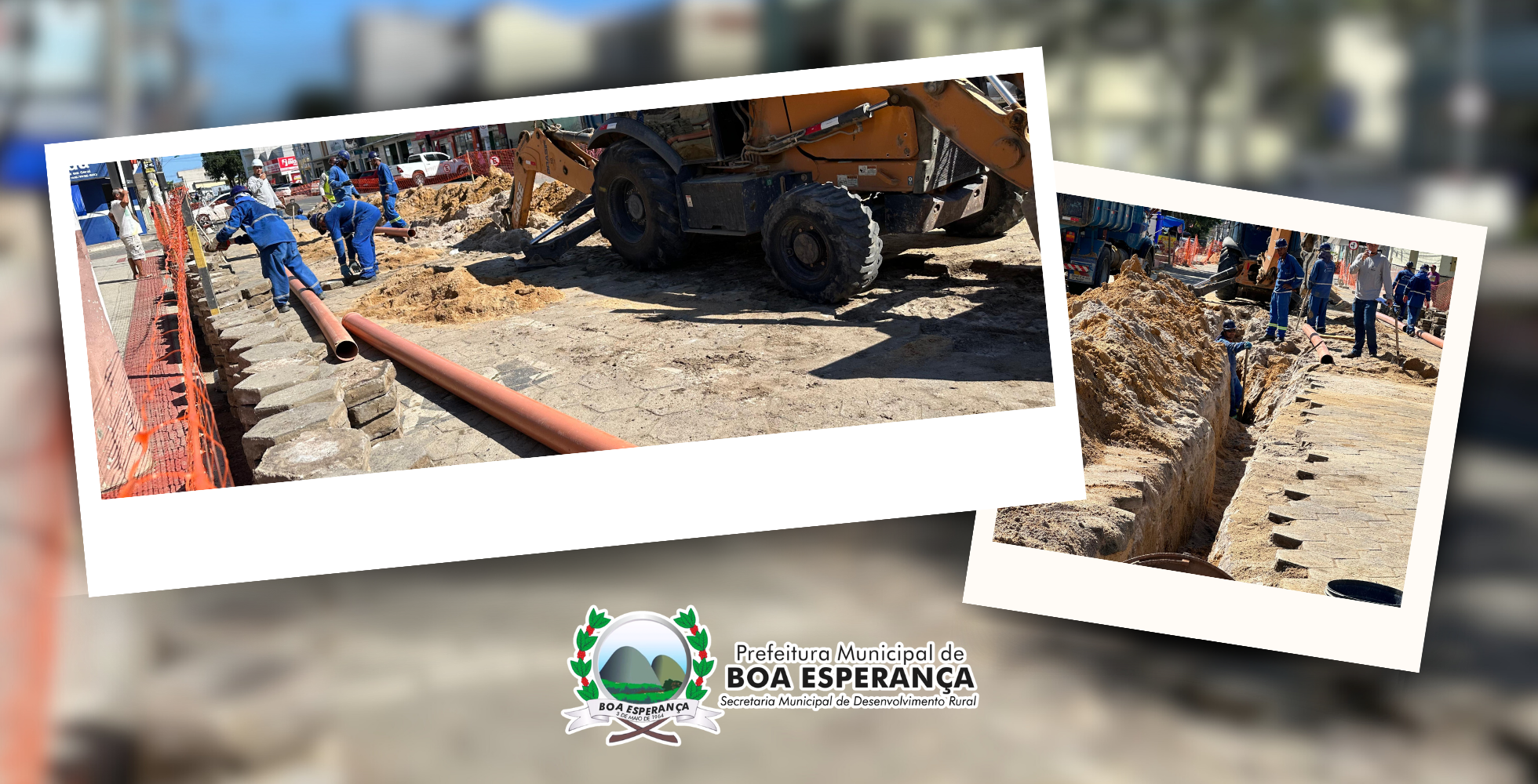 Prefeitura Inicia Obra de Esgoto e Sistema Pluvial na Avenida Senador Eurico Resende