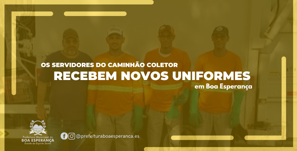 Valorizando Nossa Equipe: Servidores do Caminhão Coletor Recebem Novos Uniformes Laranja