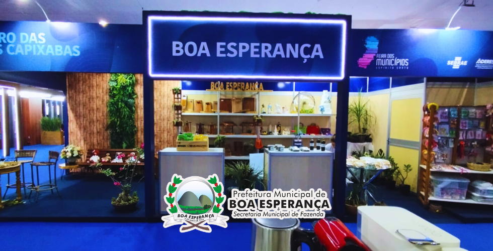 Boa Esperança Marca Presença na Feira dos Municípios do Espírito Santo 2024