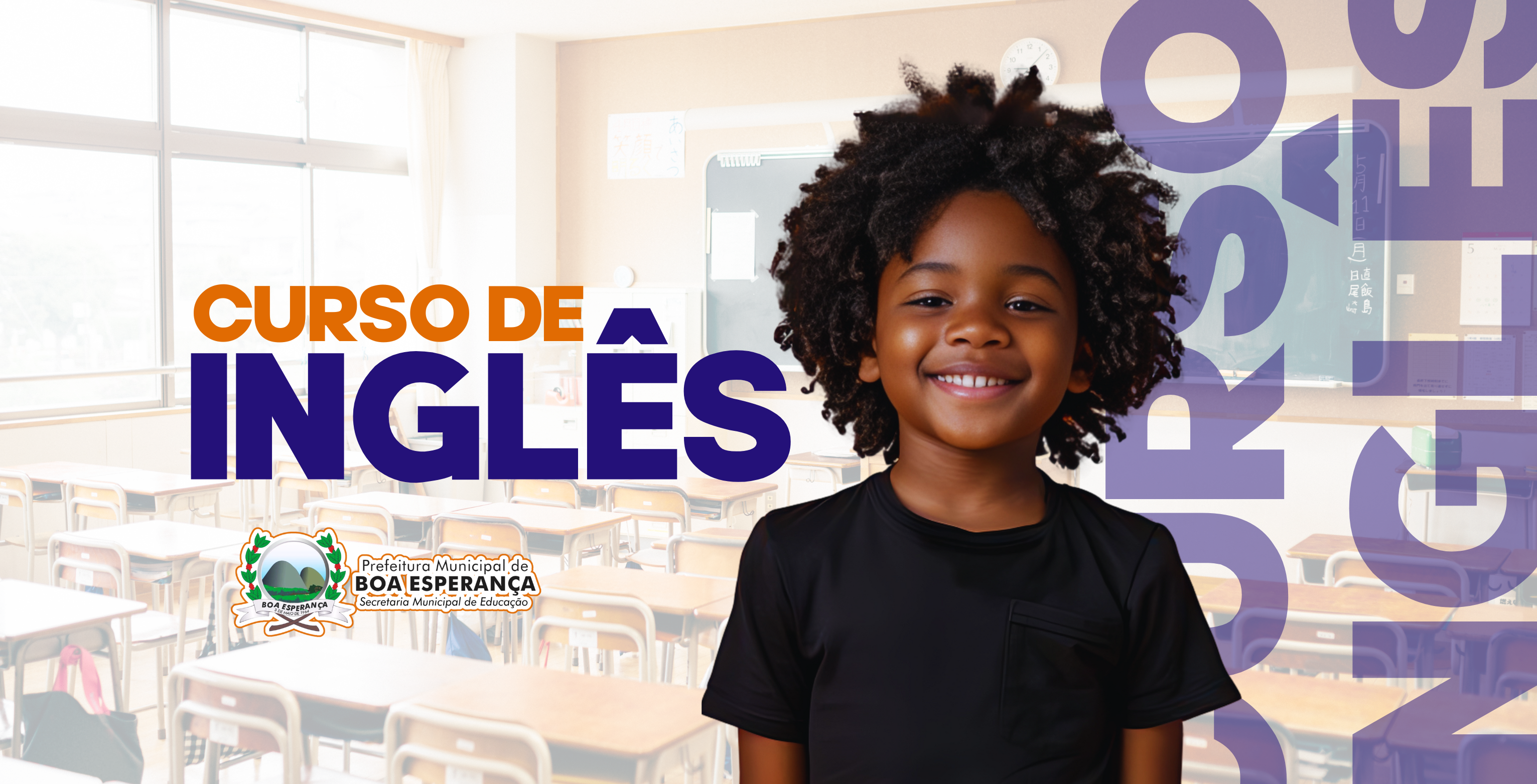 Prefeitura de Boa Esperança lança curso de inglês para estudantes da rede municipal