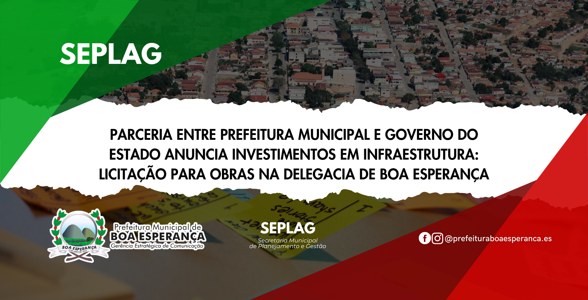Parceria entre Prefeitura Municipal e Governo do Estado Anuncia Investimentos em Infraestrutura: Licitação para Obras na Delegacia de Boa Esperança