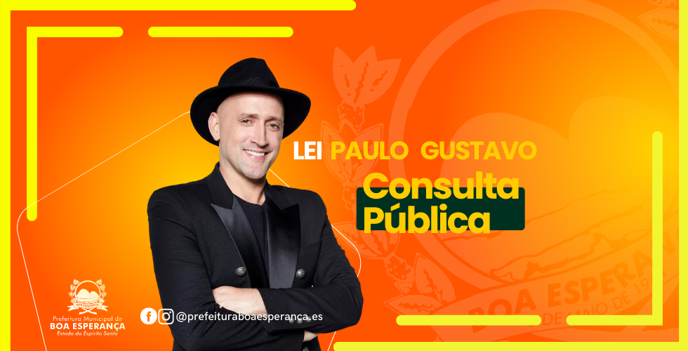Consulta Pública - Lei Paulo Gustavo