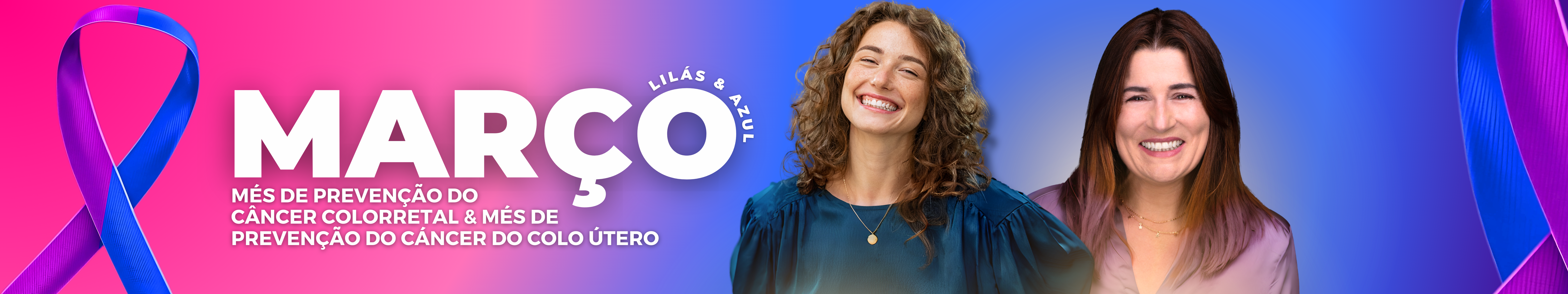 Março Lilás e Azul