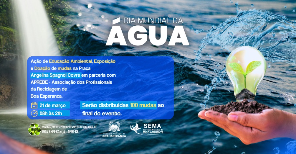Secretaria de Meio Ambiente promove ação do Dia Mundial da Água