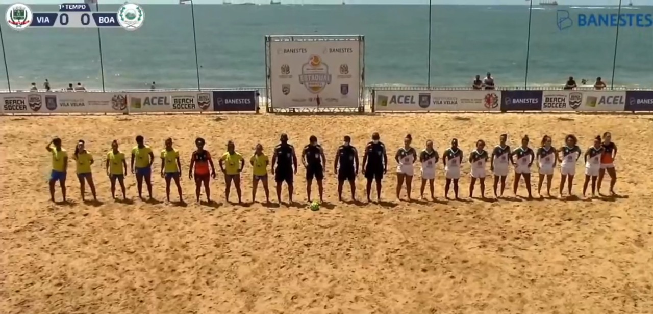 Campeonato feminino de Beach Soccer