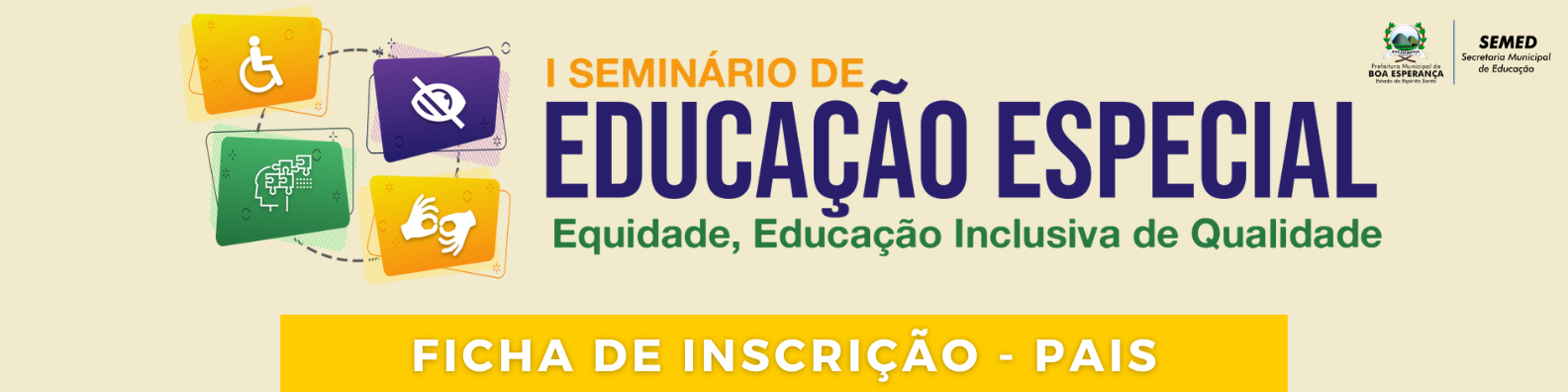 Inscrição para Pais - Clique aqui